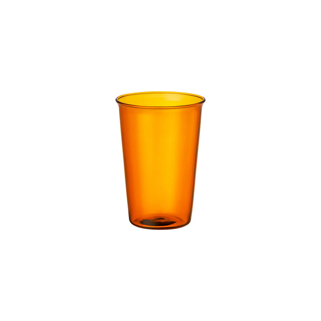 KINTO Cast Amber Glass 430ml, set of four in warm amber glass