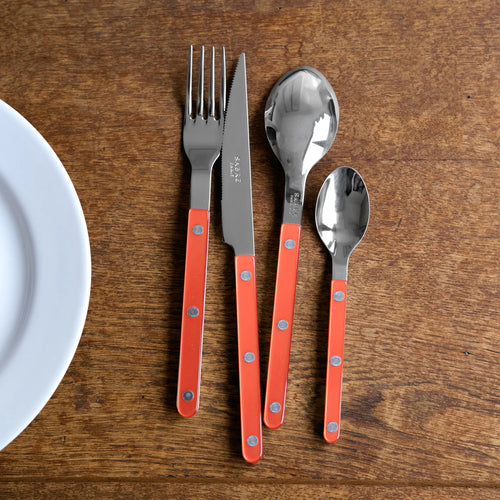 Sabre Paris 4 Pieces Shiny Cutlery Set Orange – detail