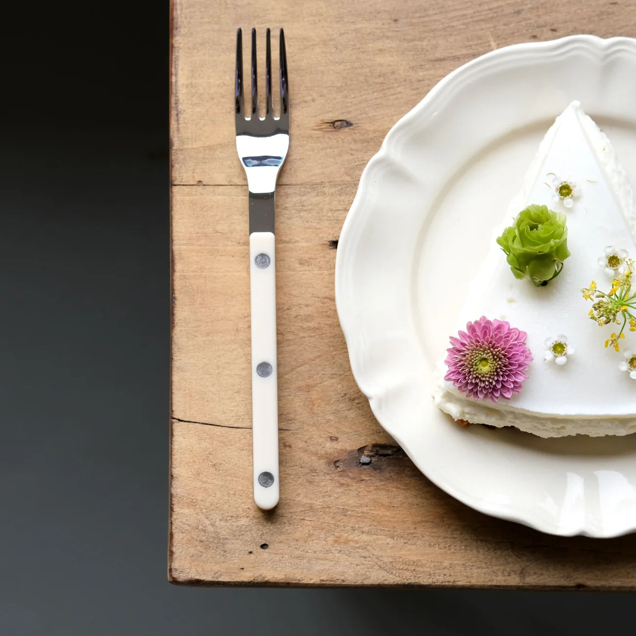 Sabre Paris - Bistrot Solid Salad Fork | Ivory