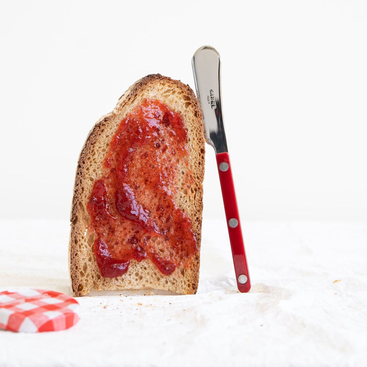 Sabre Paris Bistrot Solid Butter Spreader Burgundy – detail