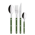 Sabre Paris 4 Pieces Shiny Cutlery Set Green