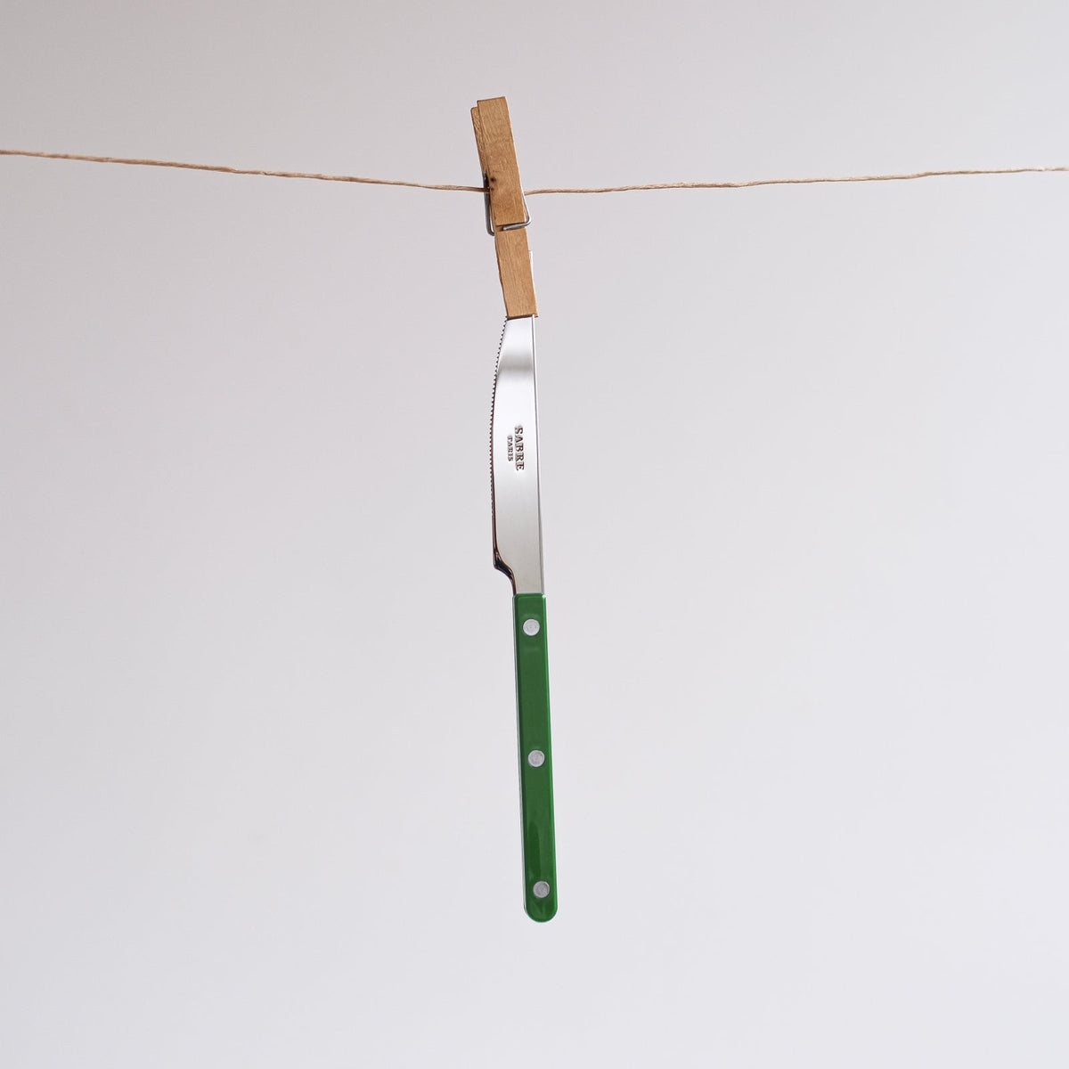 Sabre Paris 4 Pieces Shiny Cutlery Set Green – detail