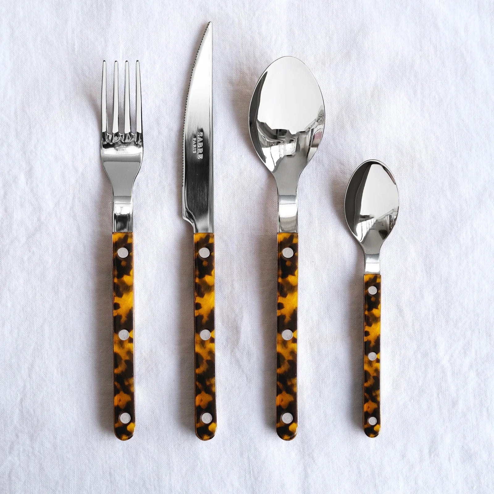 Sabre Paris - Bistrot Faux Tortoise | Dinner Knife