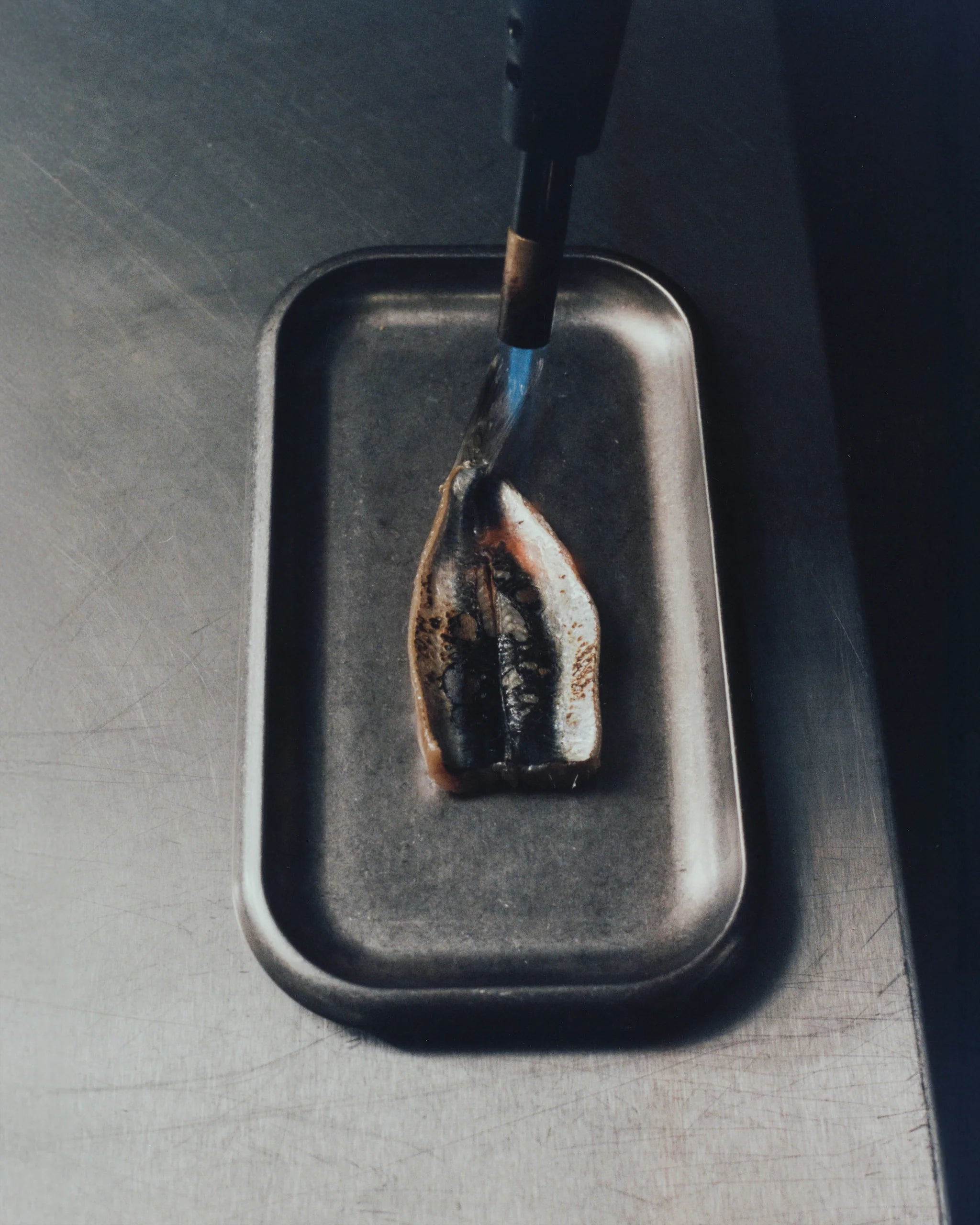 Small Steel Serving Tray - Stonewashed
