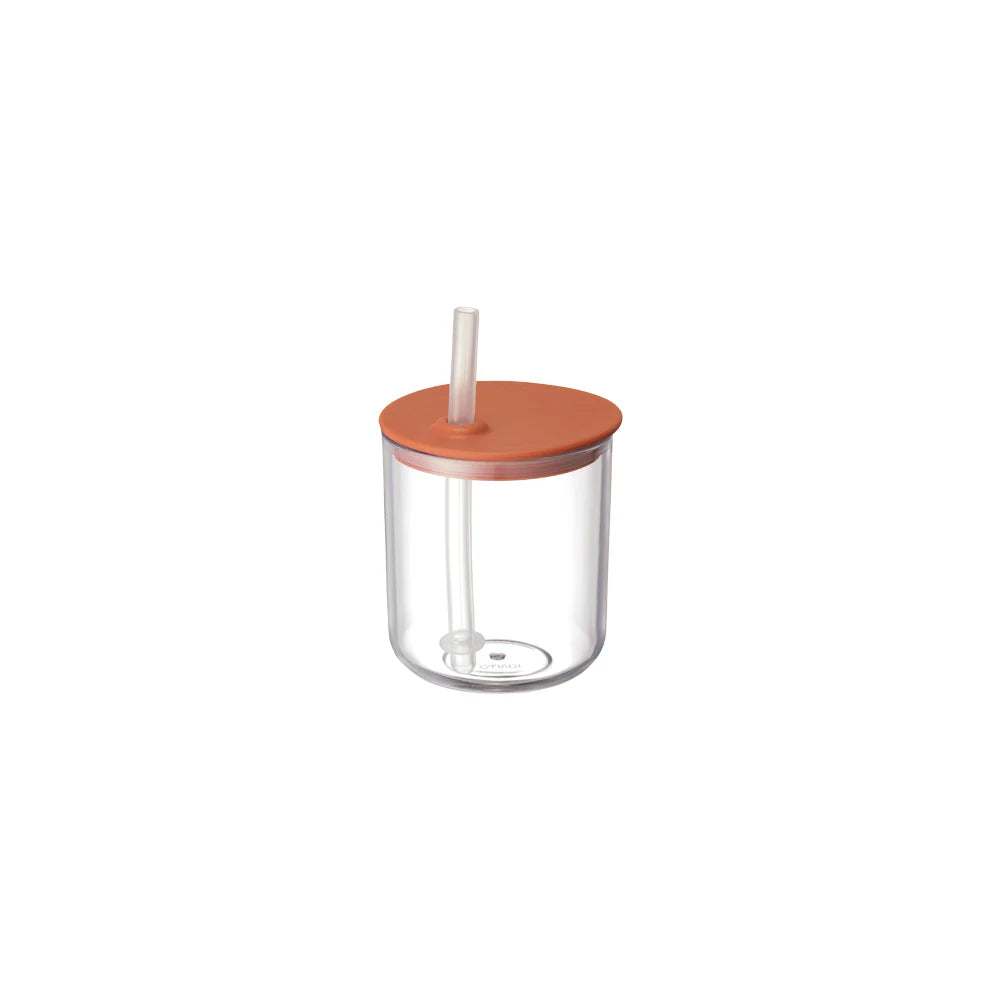 Kinto - Bonbo Straw Cup 200ML | Earth Orange