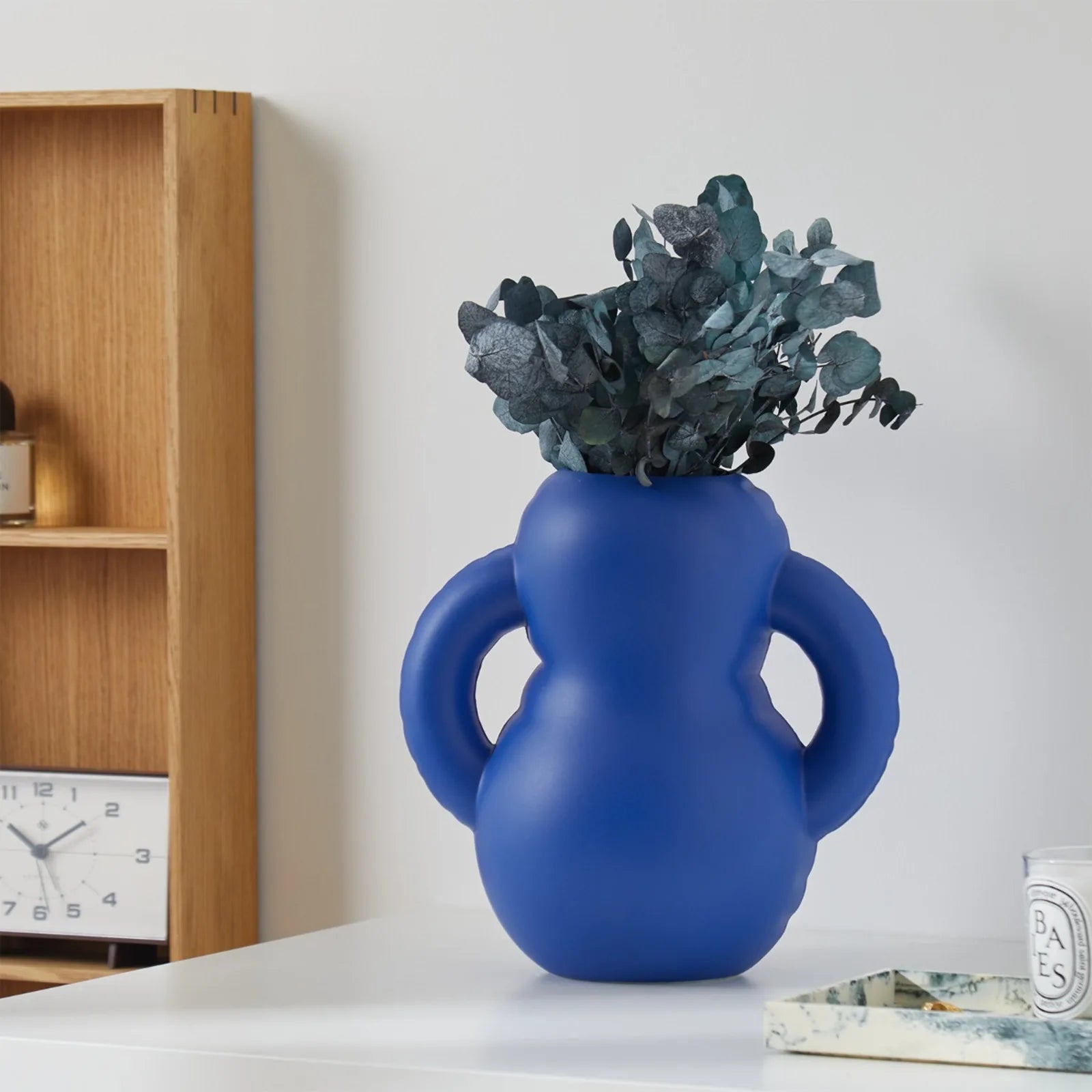 Home Studyo - Oscar Vase | Indigo Blue