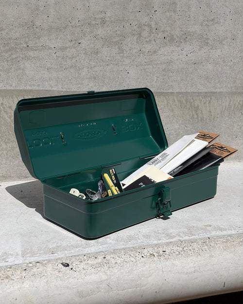 Toyo Steel Camber-top Toolbox Y-350 Antique Green – detail