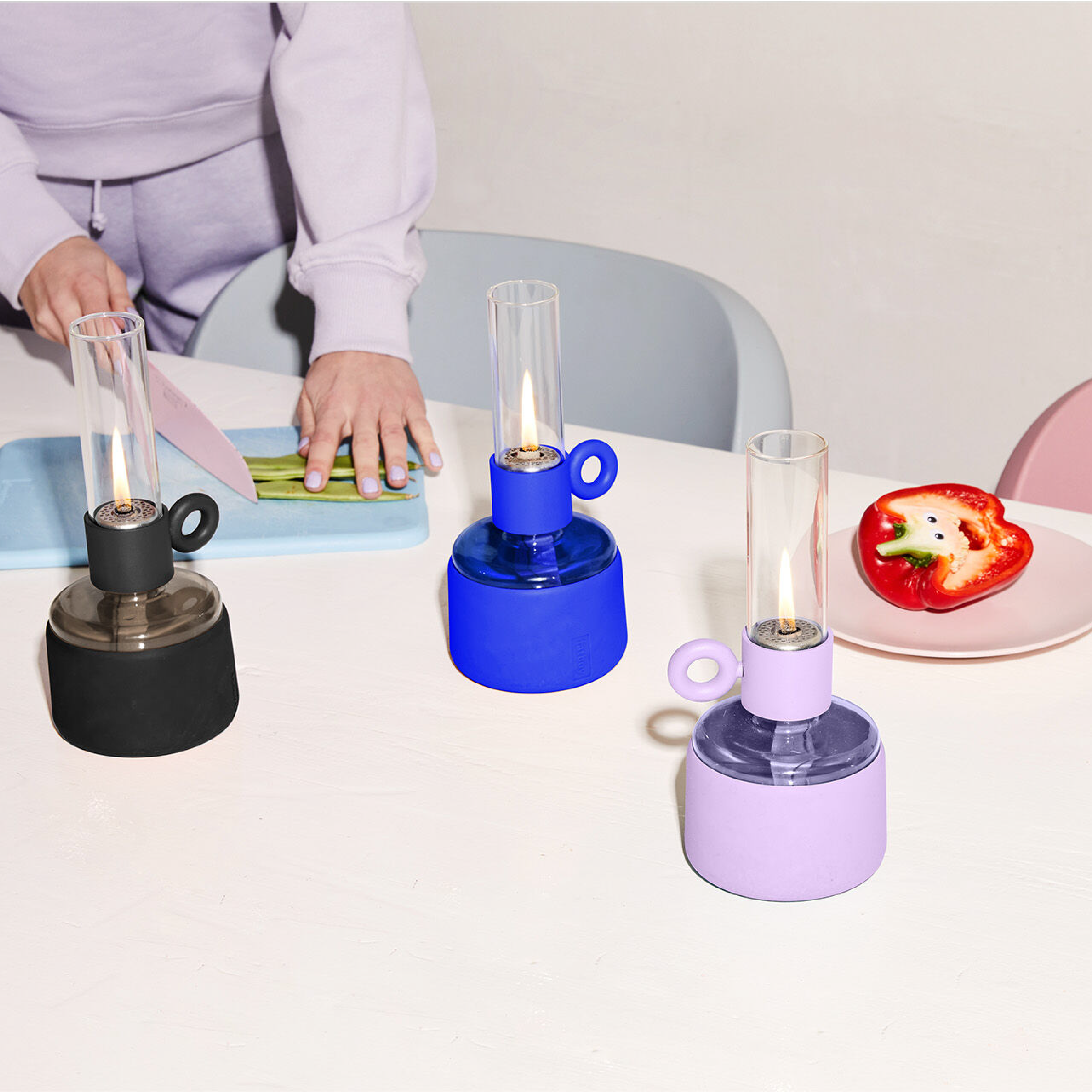 Flamtastique Oil Lamp XS - Flash Blue