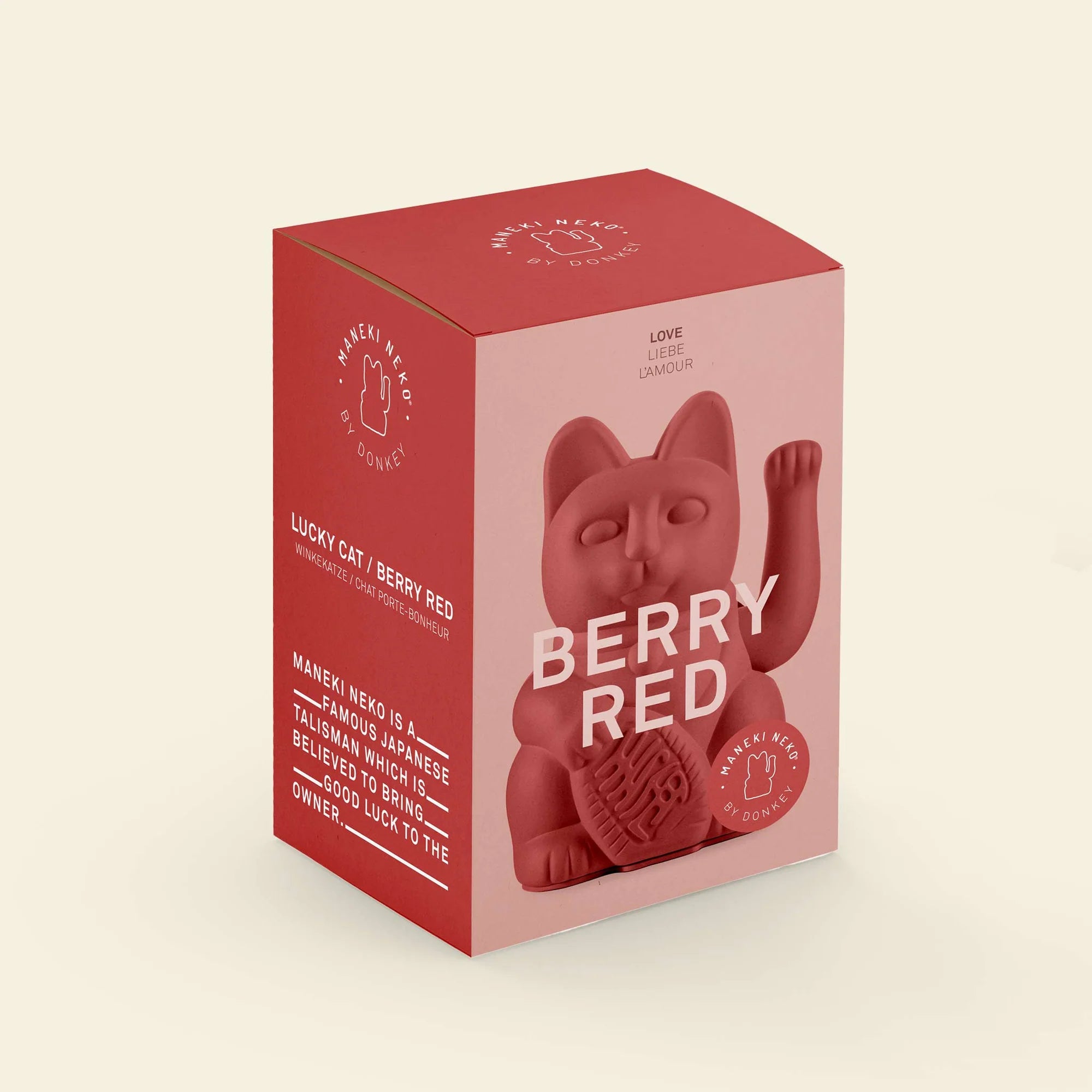 Donkey - Lucky Cat | Berry Red