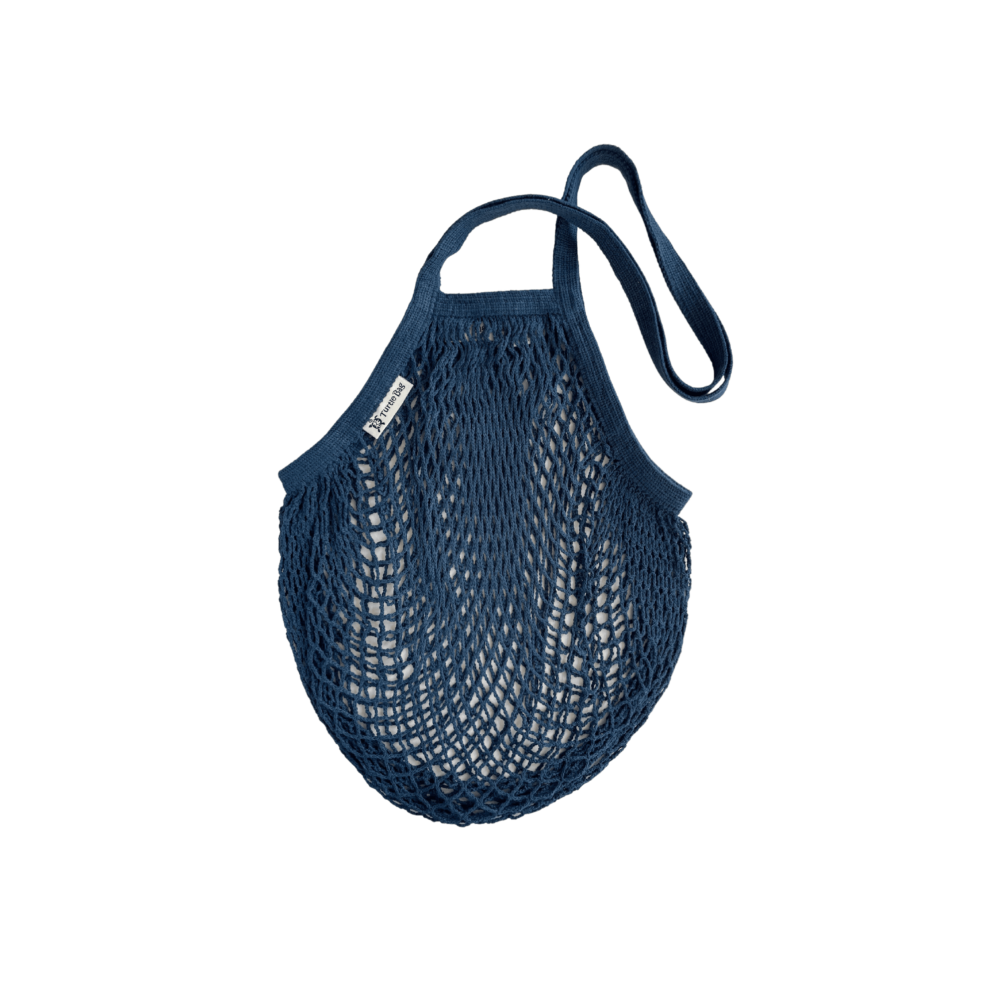Turtle Bags - Organic Long Handled String Bag | Petrol