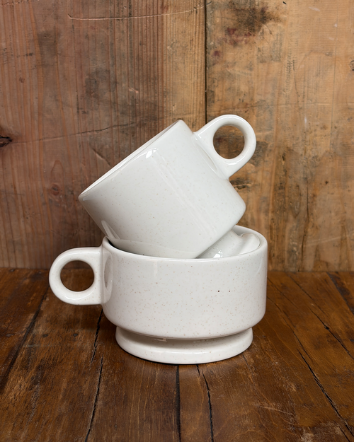 Chips Japan Smith Stacking Footed Soup Mug Vanilla – detail