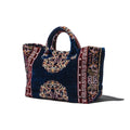 Polyester Cotton Rug Fabric Bag – Navy Blue