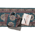 Polyester Cotton Rug Fabric Bag – Blue