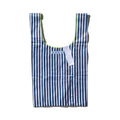 School Tie Fabric Bag – Navy Blue x White