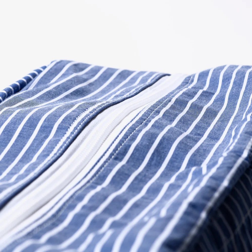 Shirt Fabric School Bag – Stripe A