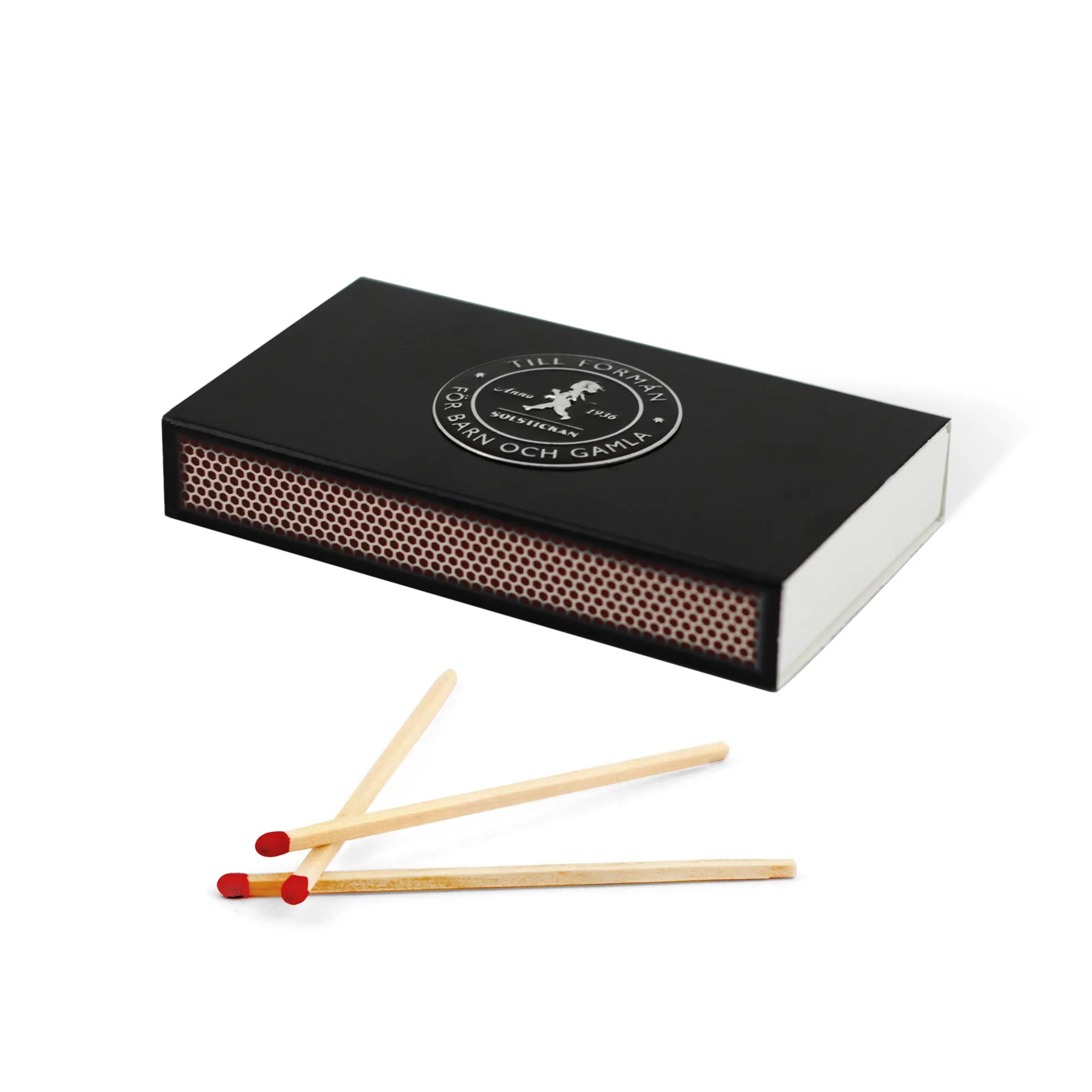 Solstickan Design - matchstick box 30 pack | Black