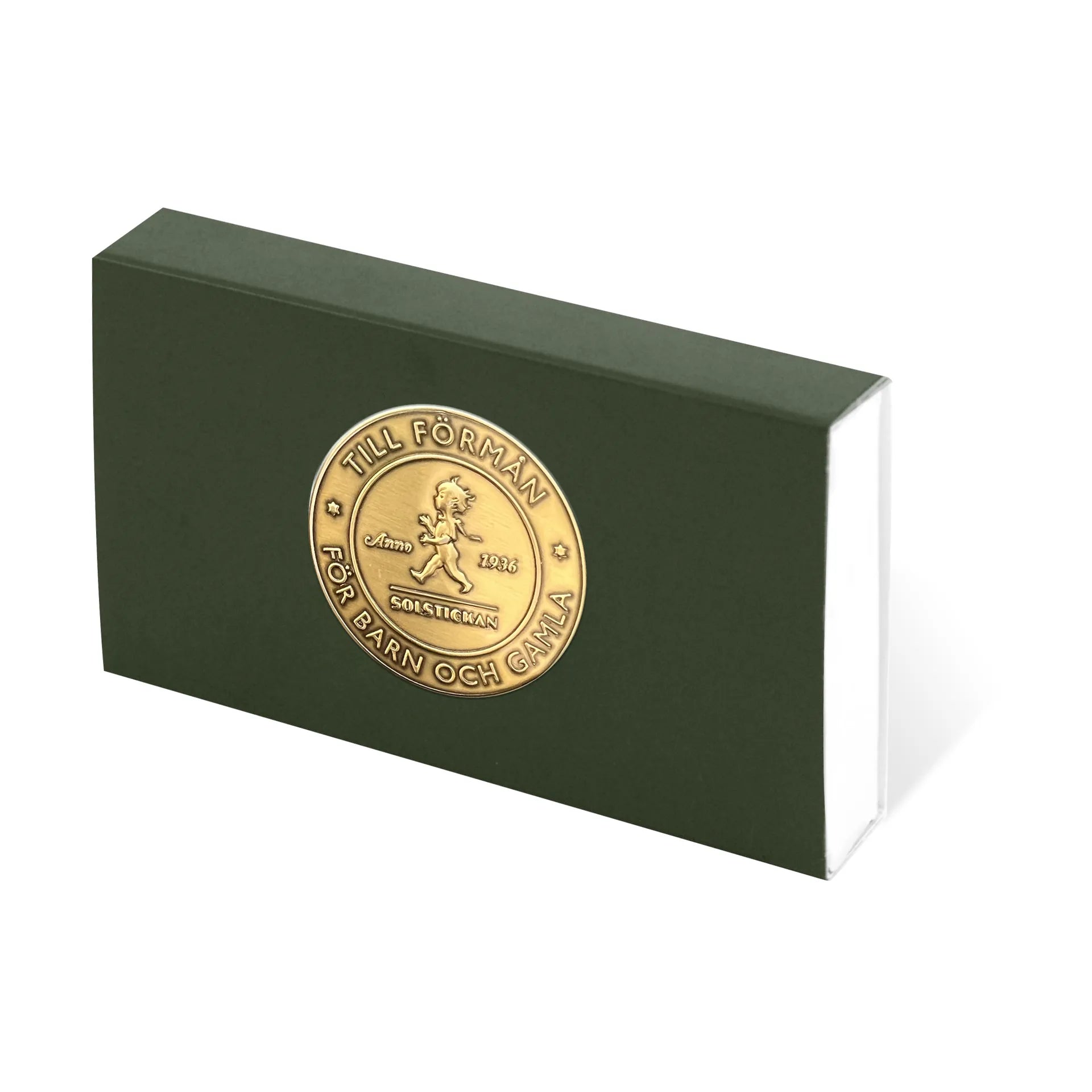Solstickan Design - matchstick box 50 pack | Green