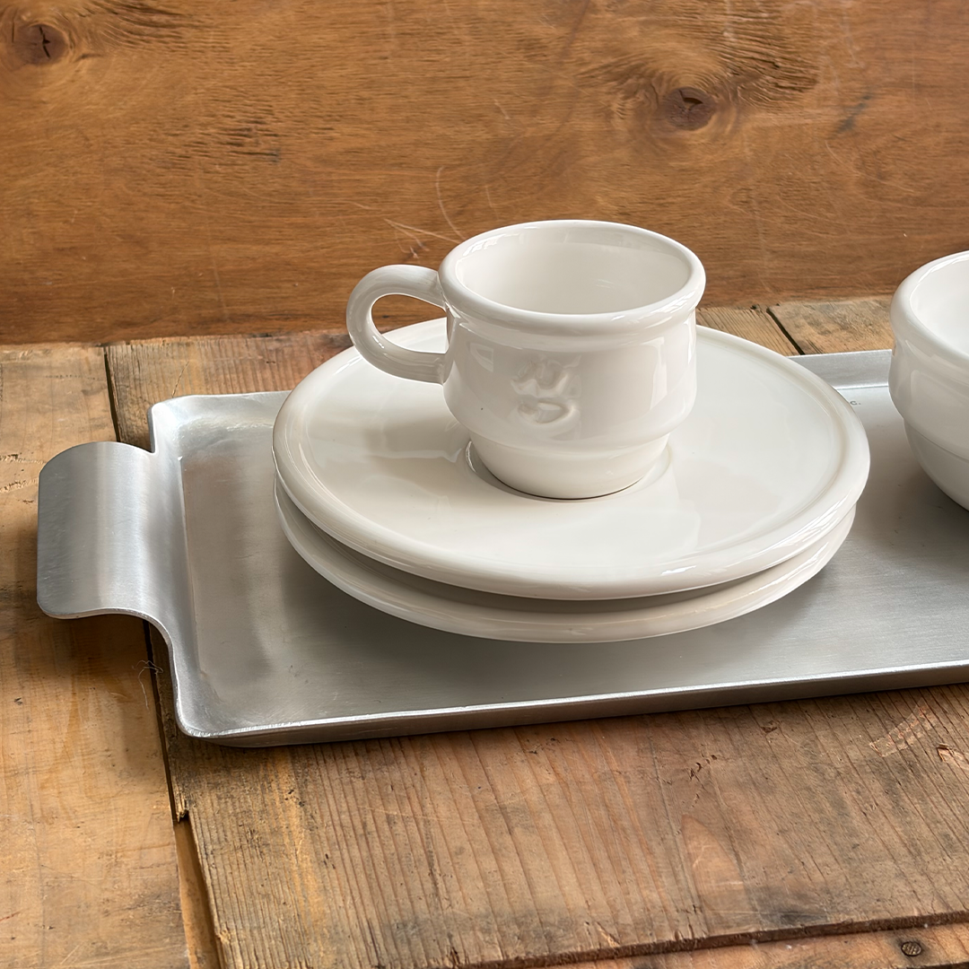 Kantine Saucer Set - White