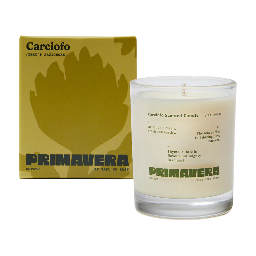 Earl of East - Primavera Estate Soy Wax Candle | Carciofo