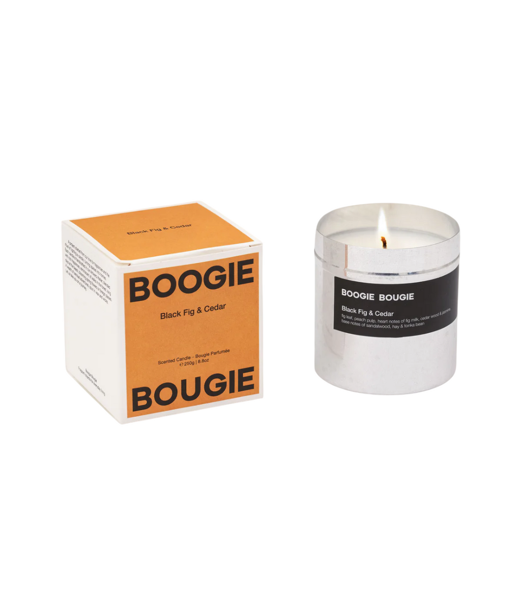 Boogie Bougie Candle - Black Fig & Cedar