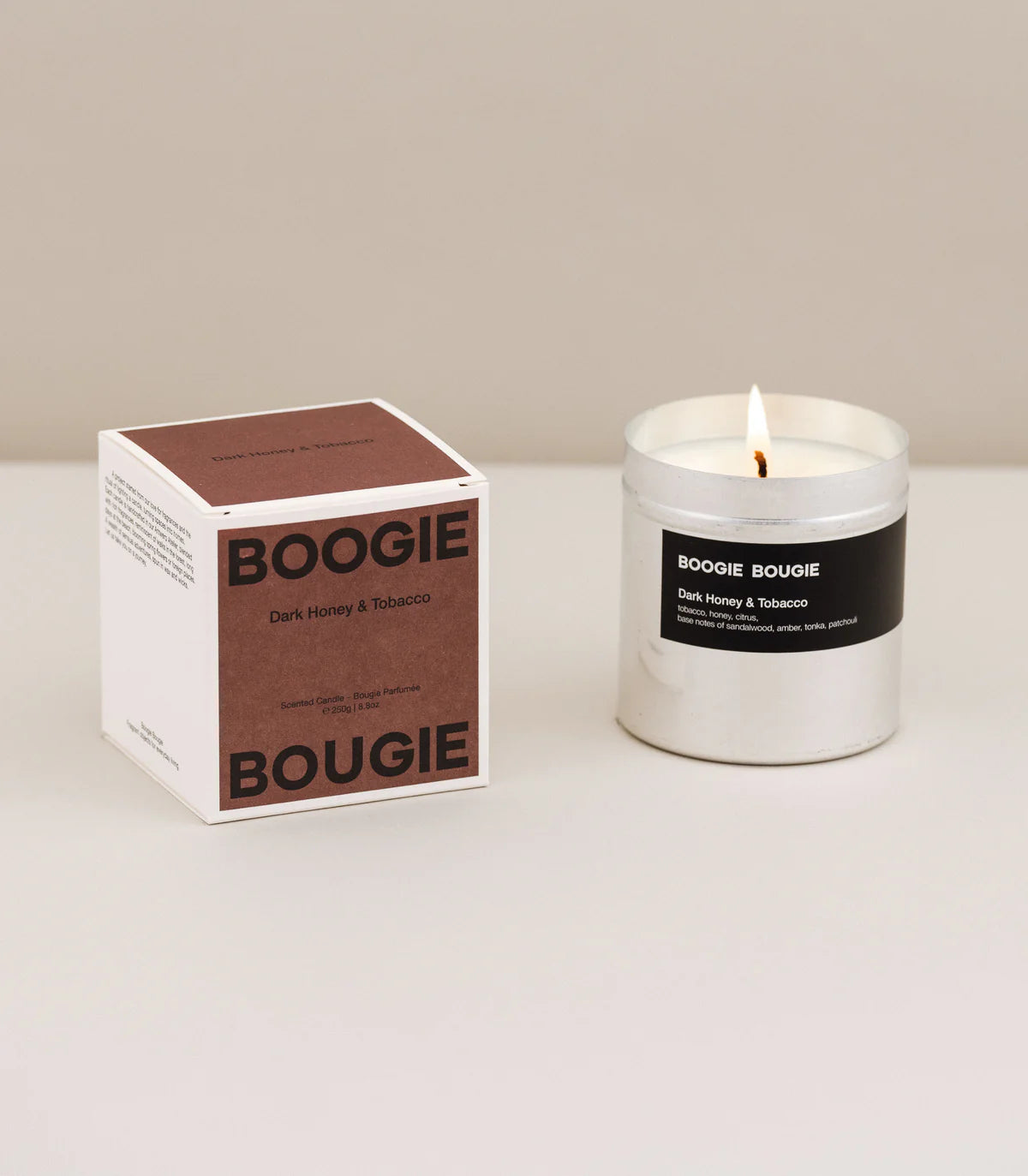 Boogie Bougie Candle - Dark Honey & Tobacco