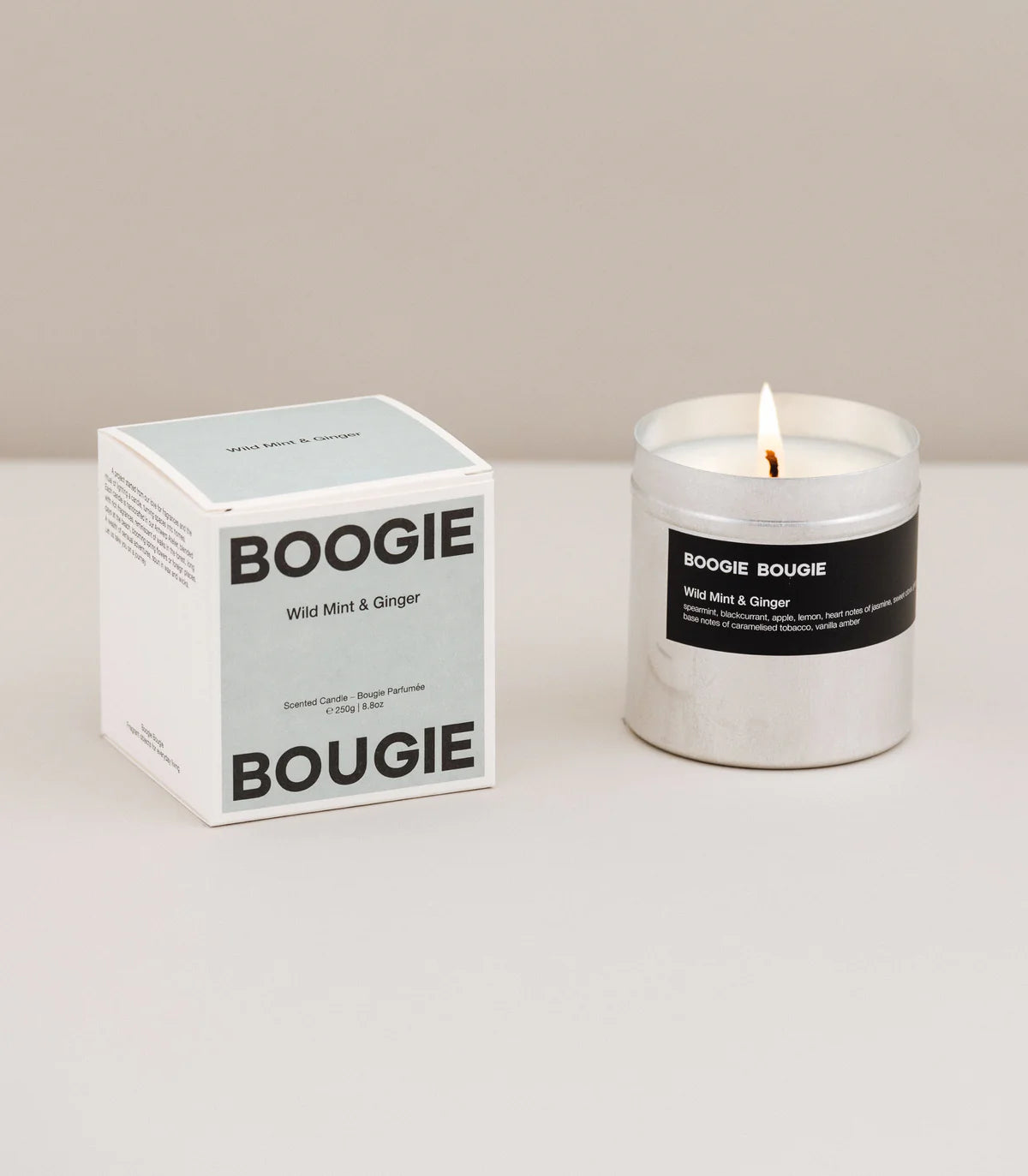 Boogie Bougie Candle - Wild Mint & Ginger