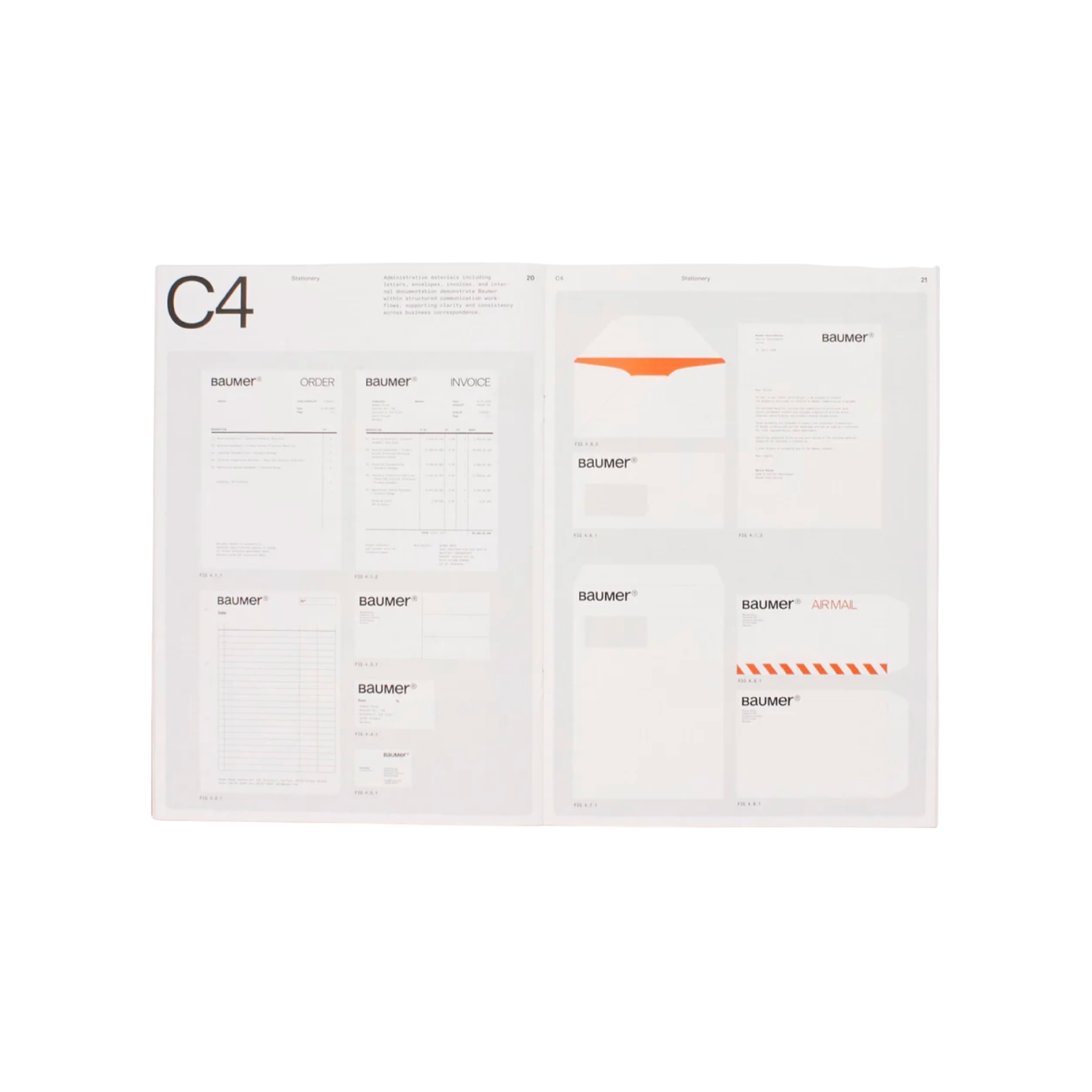 Baumer Specimen – spot colour printing detail