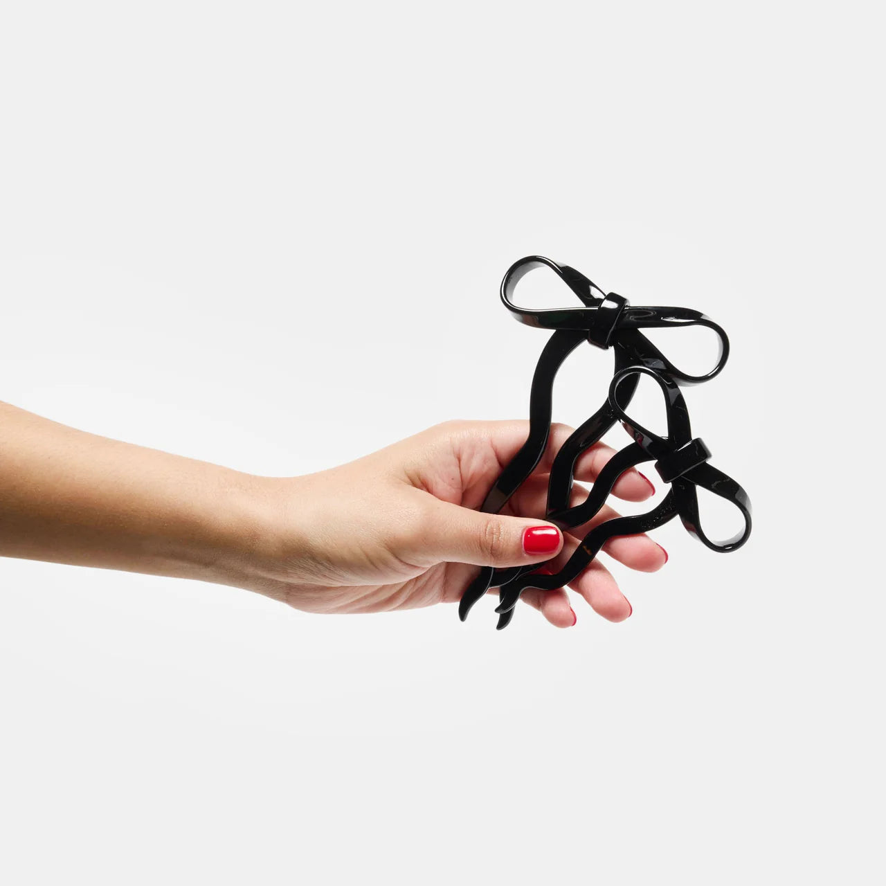 Chunks - Bow Hairpin in Large | Black