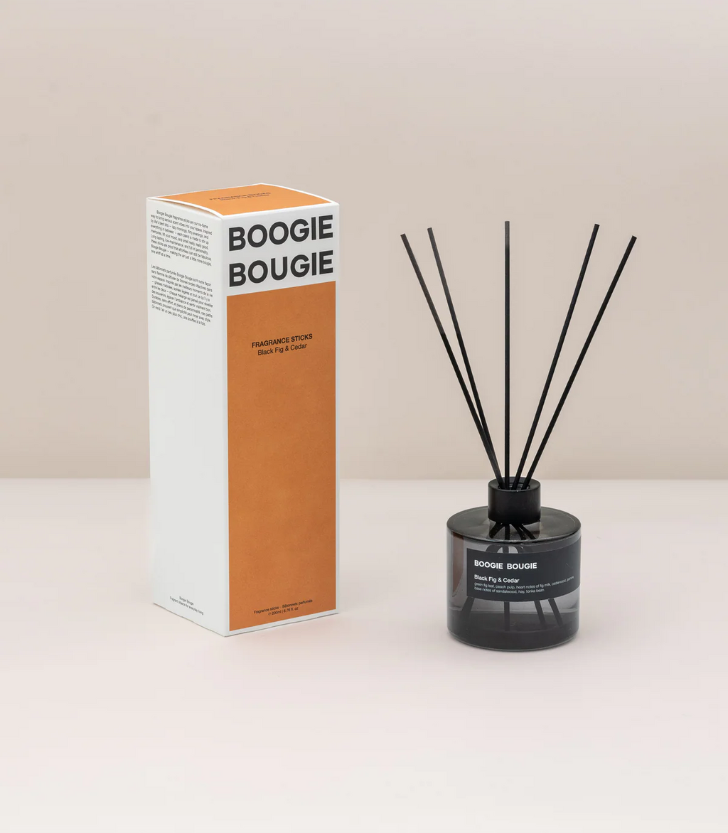 Boogie Bougie - Fragrance Sticks | Black Fig & Neroli 200ml