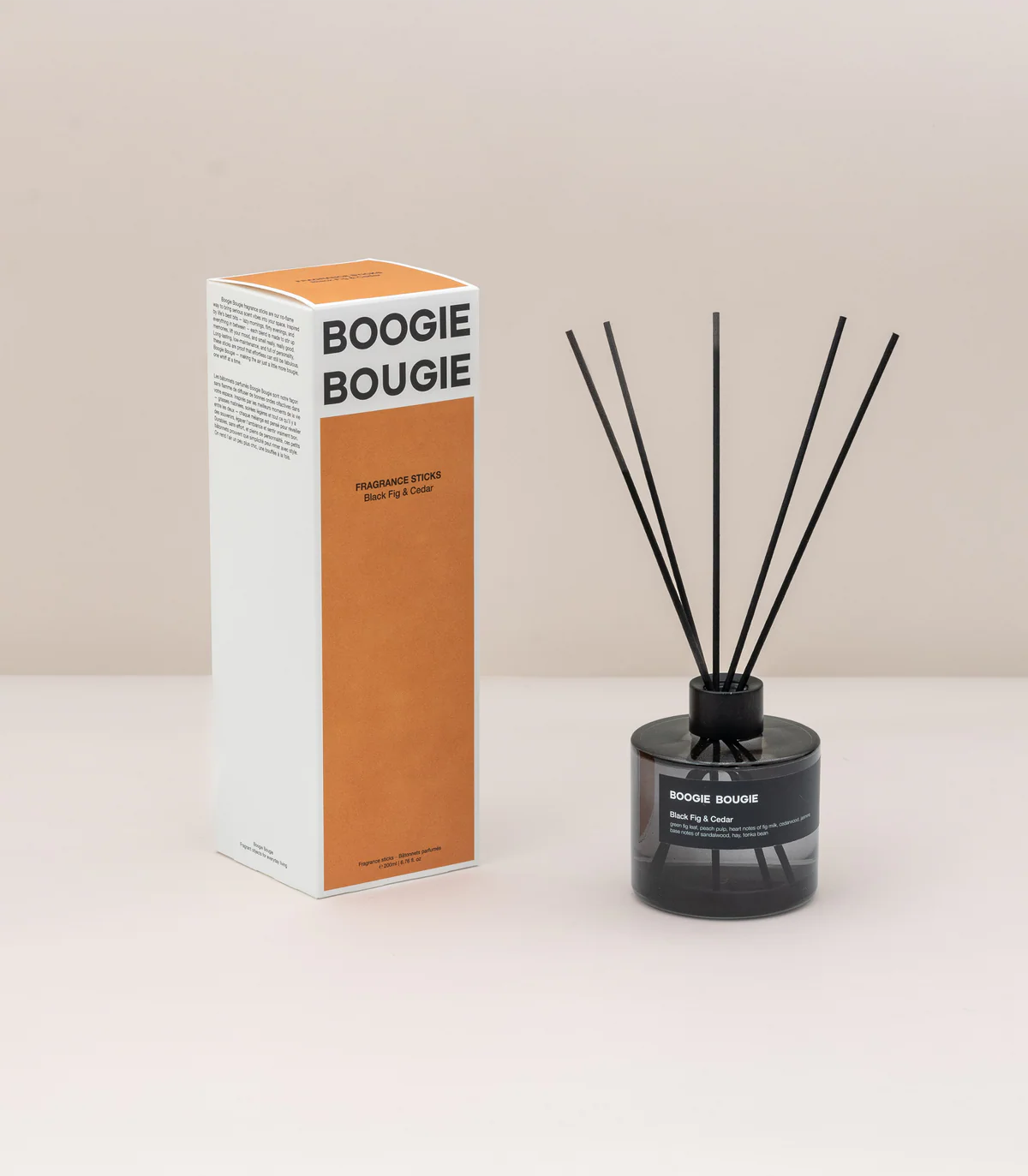 Boogie Bougie - Fragrance Sticks | Black Fig & Neroli 200ml