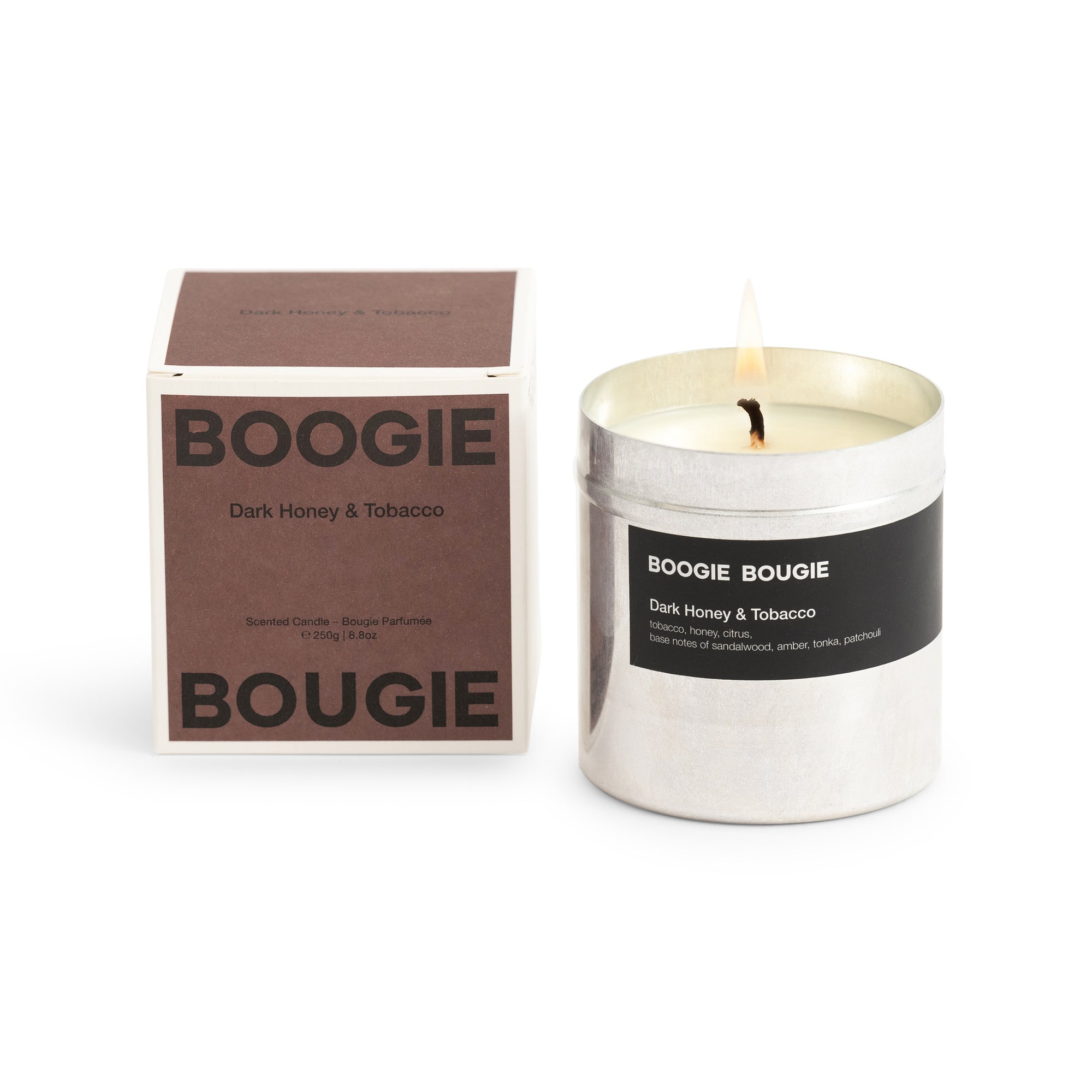 Boogie Bougie Candle - Dark Honey & Tobacco