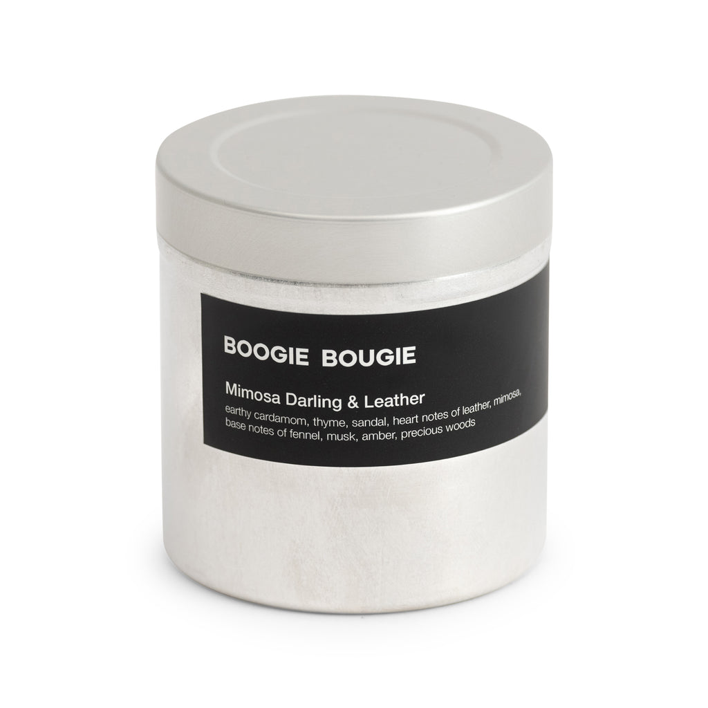 Candle - Mimosa Darling & Leather 250g