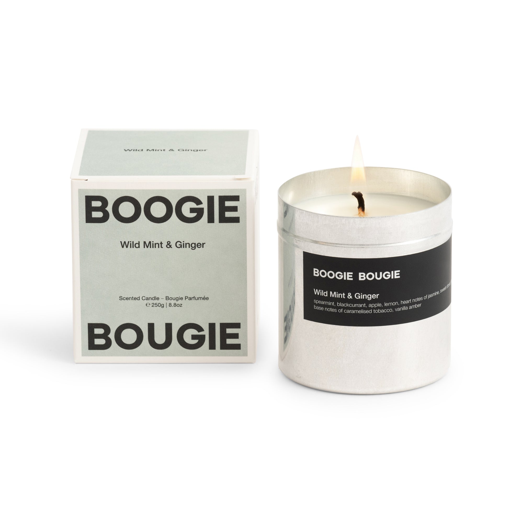 Boogie Bougie Candle - Wild Mint & Ginger