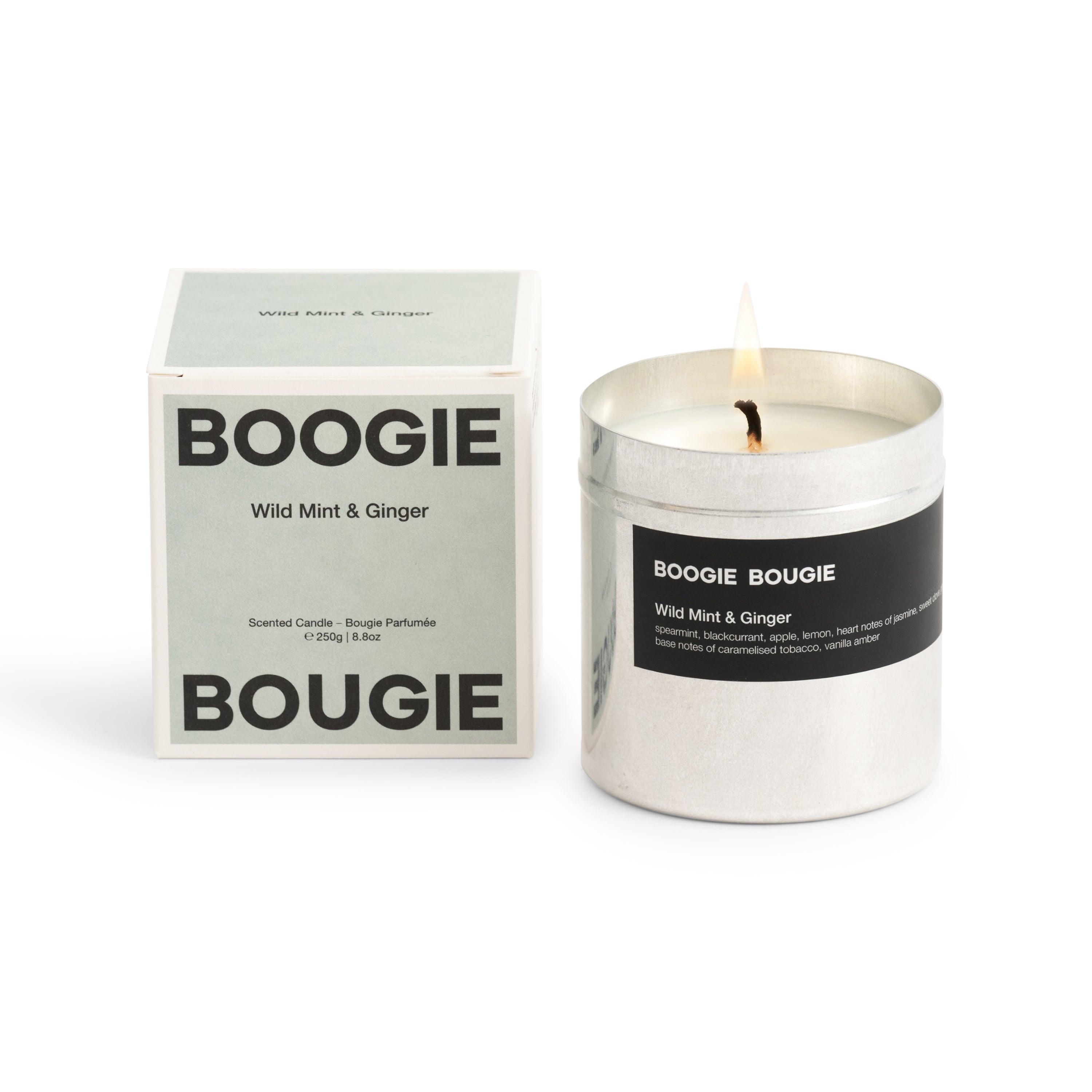 Boogie Bougie Candle - Wild Mint & Ginger