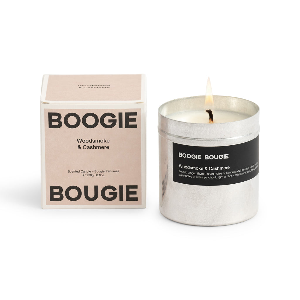 Candle - Woodsmoke & Cashmere 250g