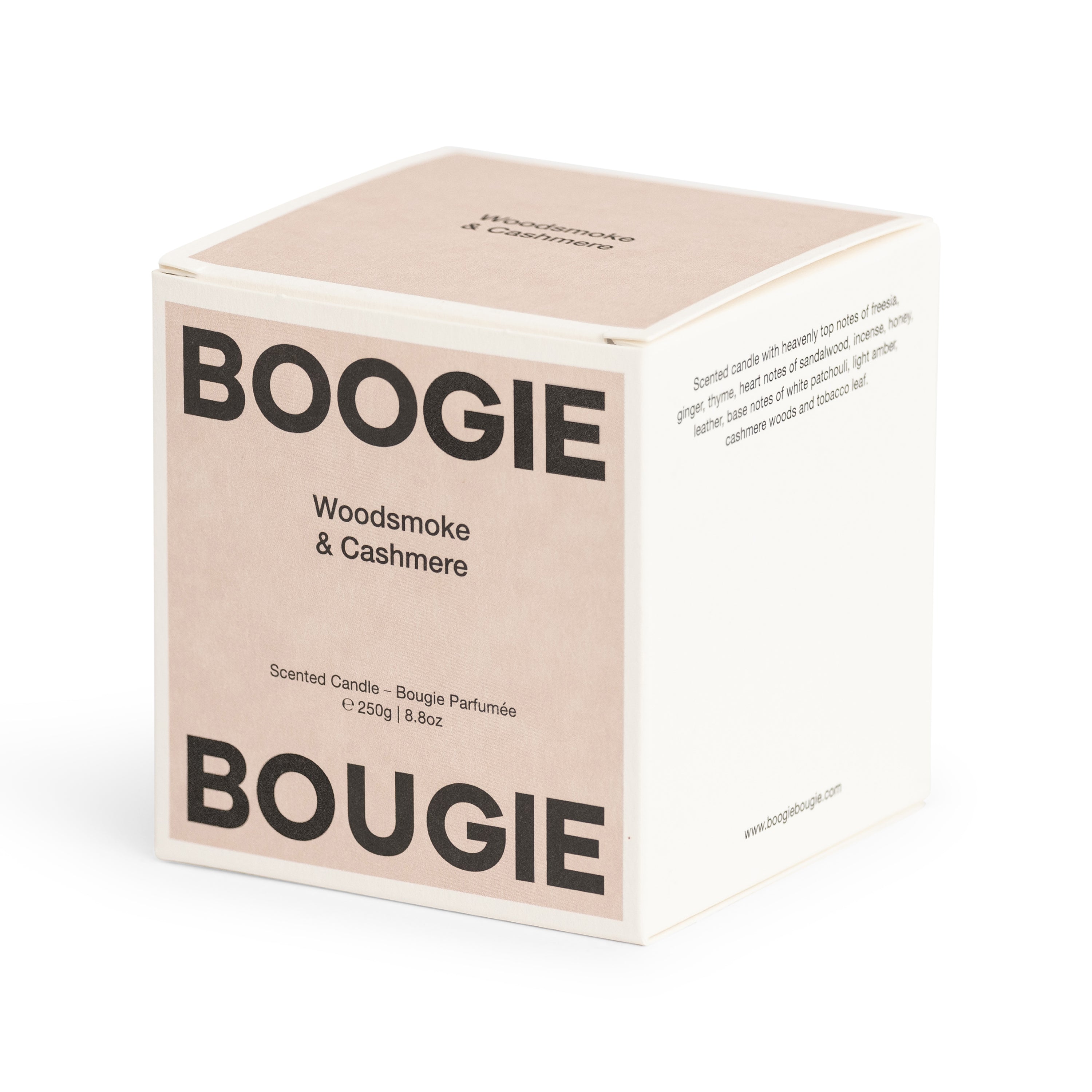 Candle - Woodsmoke & Cashmere 250g