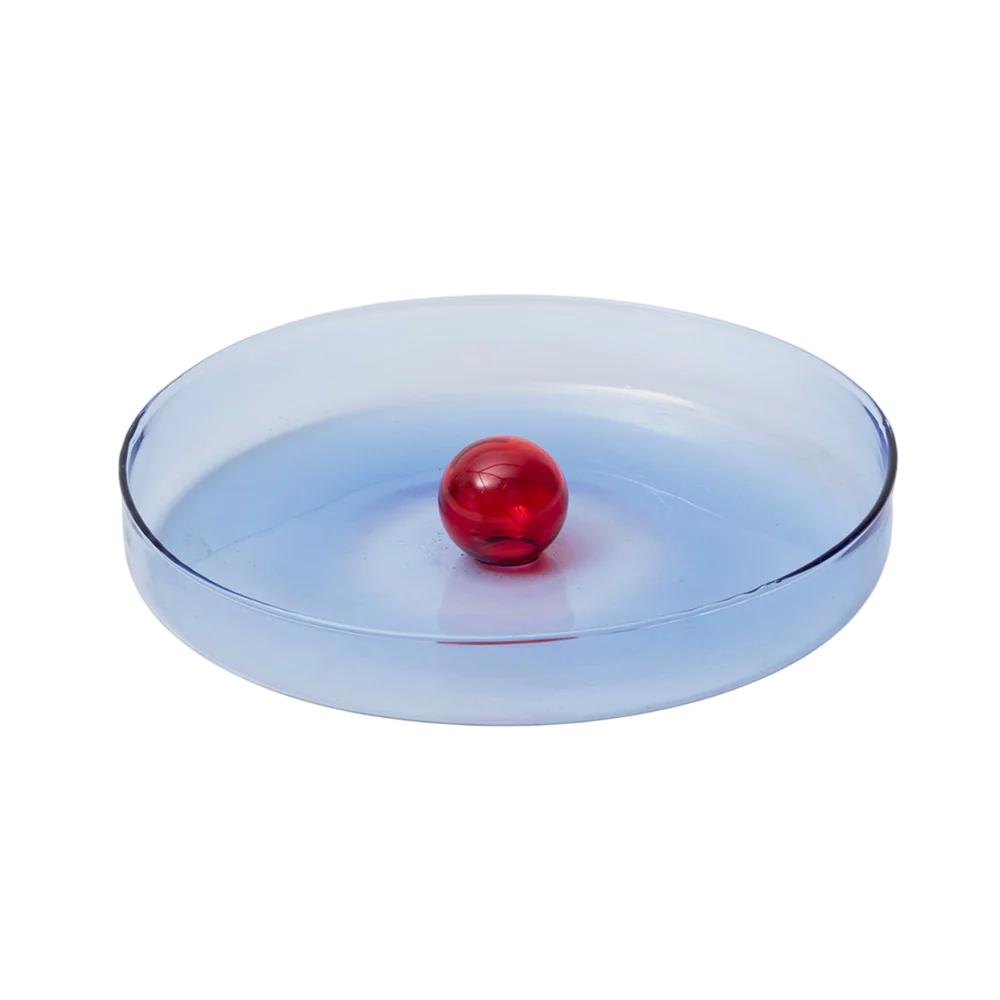 Block Design - Bubble Dish | Blue, Red