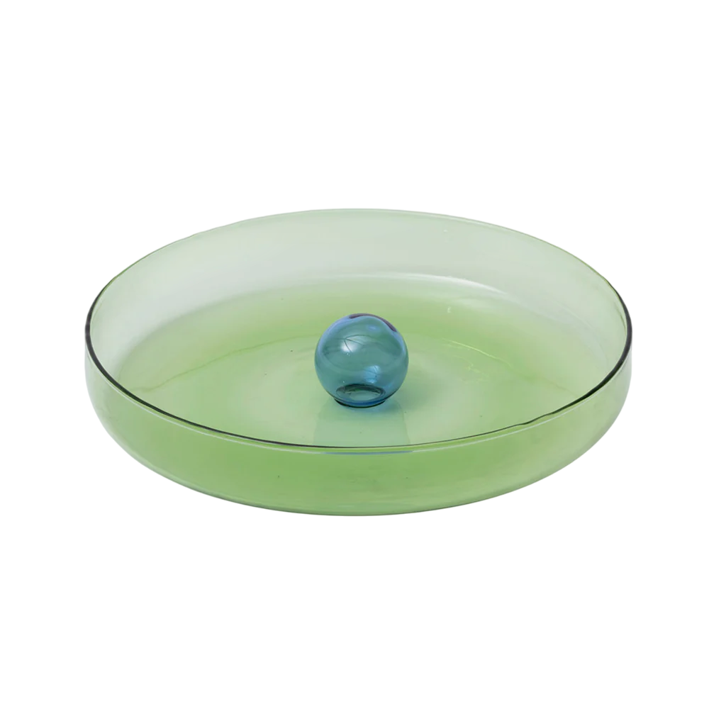 Block Design - Bubble Dish | Green, Blue