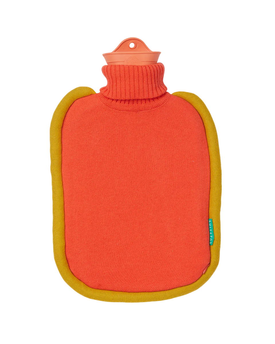 Suite 702 - Bumper Hot Water Bottle | Poppy Orange
