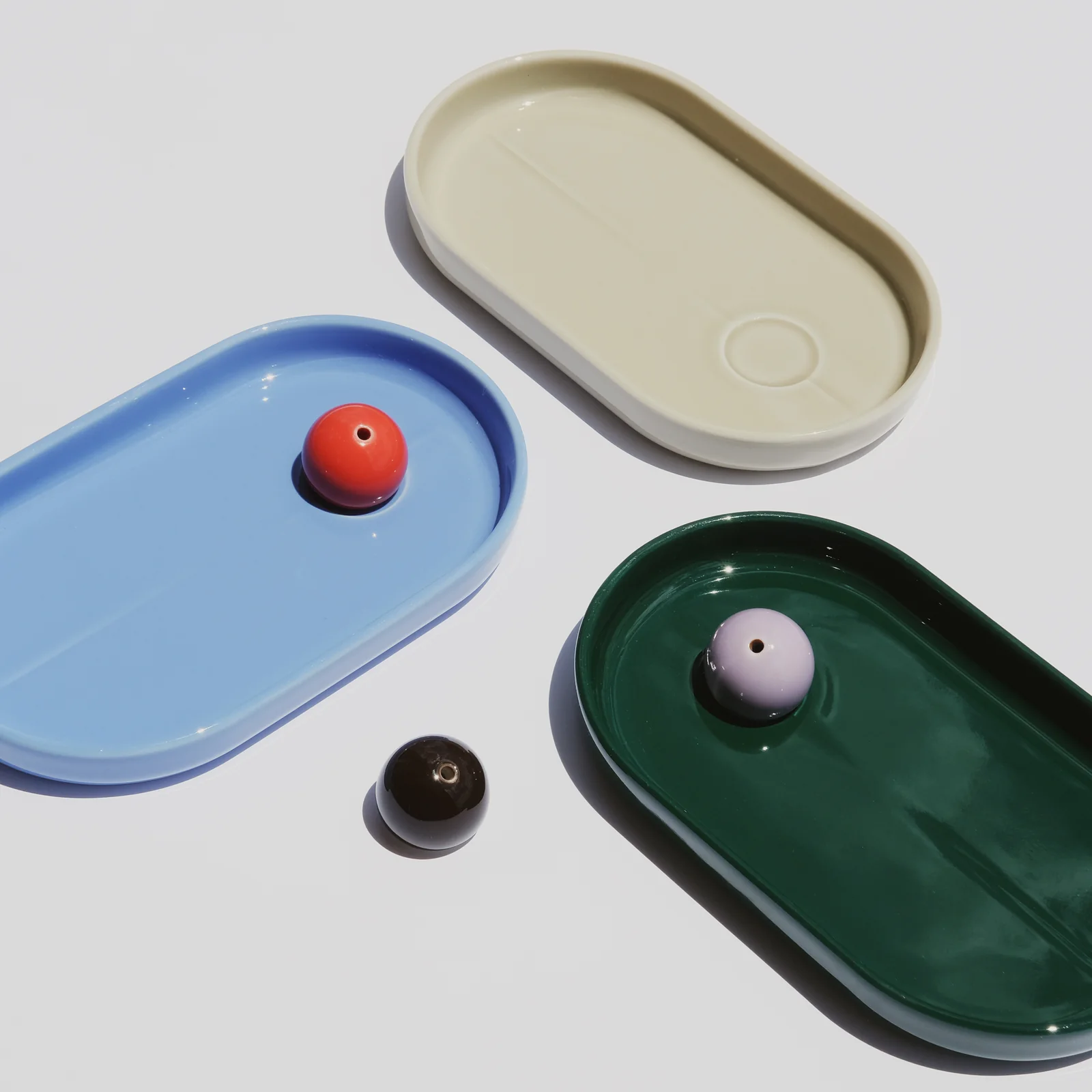 Studio The Blue Boy - Incense Holder | Ice Blue X Hickory