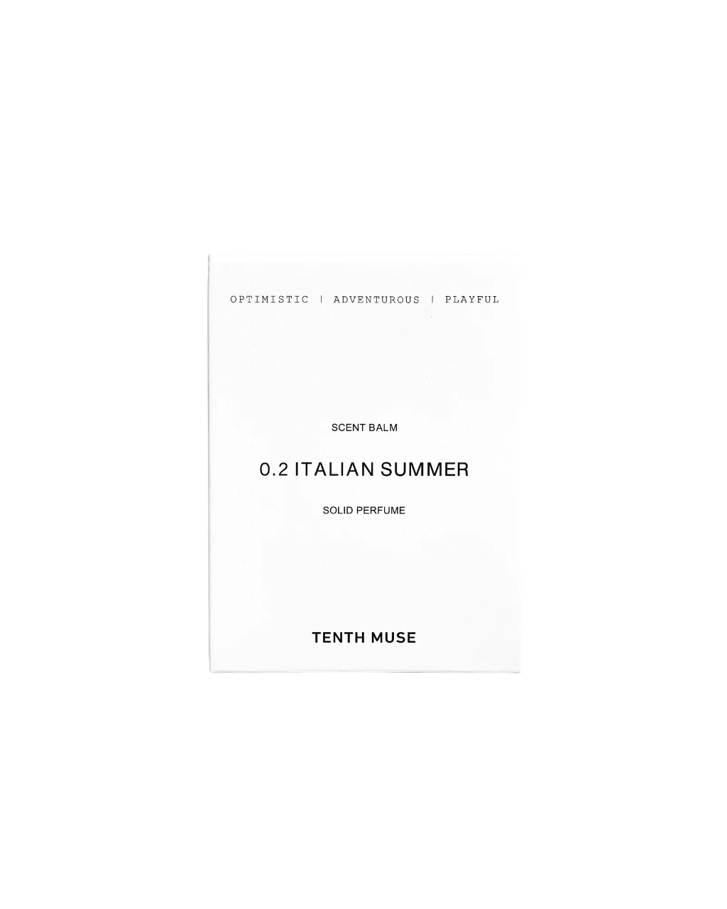 Tenth Muse - Solid Perfume Balm | Italian Summer