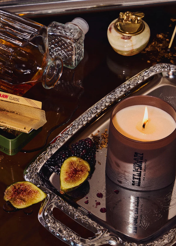 For His Convenience candle by Milkman, 240g natural wax blend