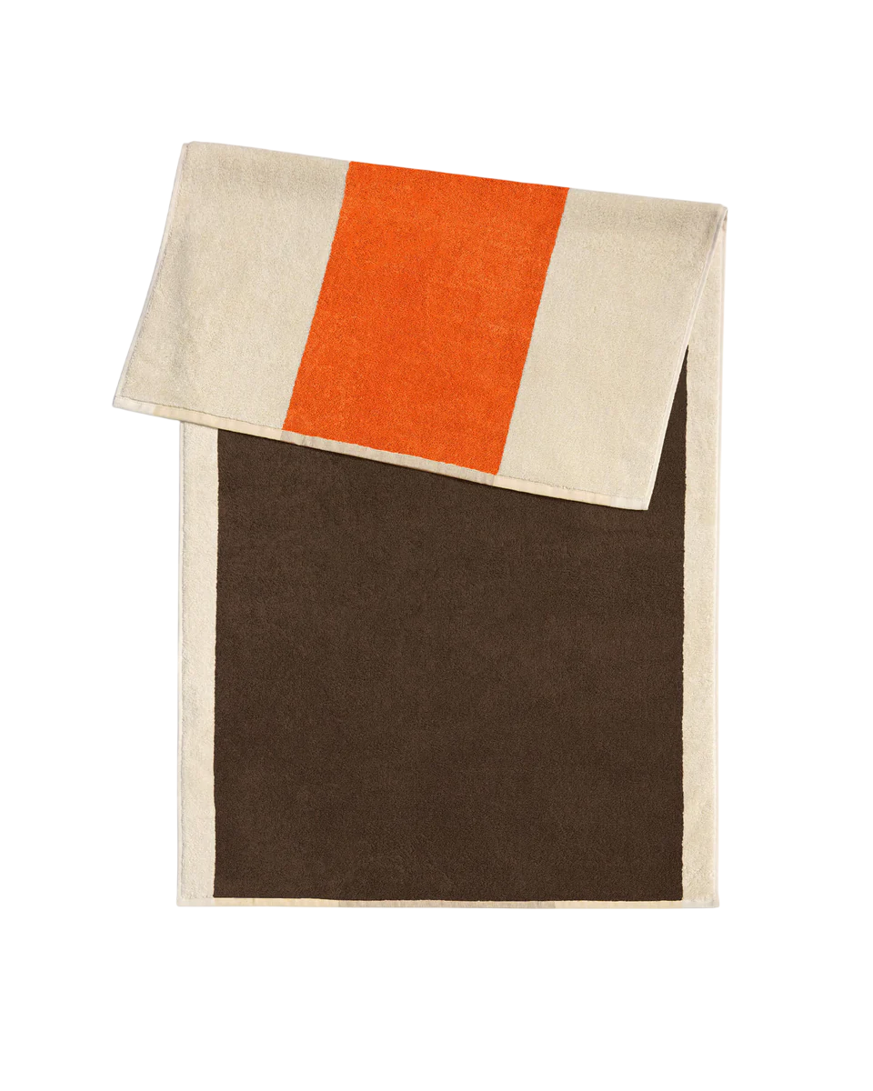 Suite 702 - Beach Towel | Orange & Brown