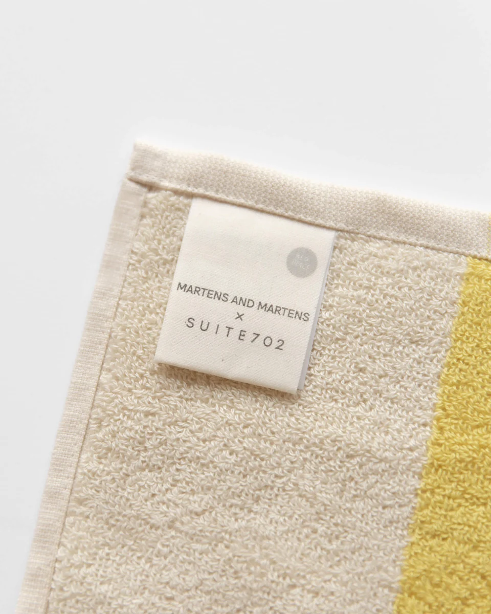 Suite 702 - Beach Towel | Sky Blue & Yellow