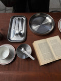 Service Projects Canteen cutlery in brushed stainless steel