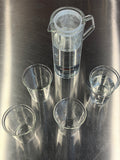 Cast Table Set – Cast water glass 430ml x4 + Water jug 1.2l