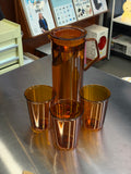 Cast Amber Glass 430ml – Set of 4