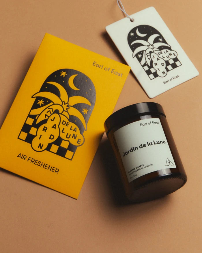 Earl of East Jardin de la Lune candle and air freshener, alternate view