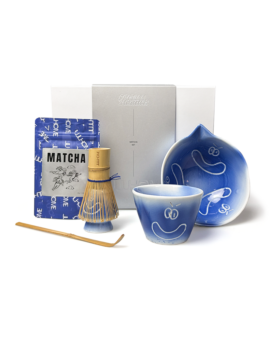 JUJUHOME CHA × Frizbee Ceramics Matcha Set