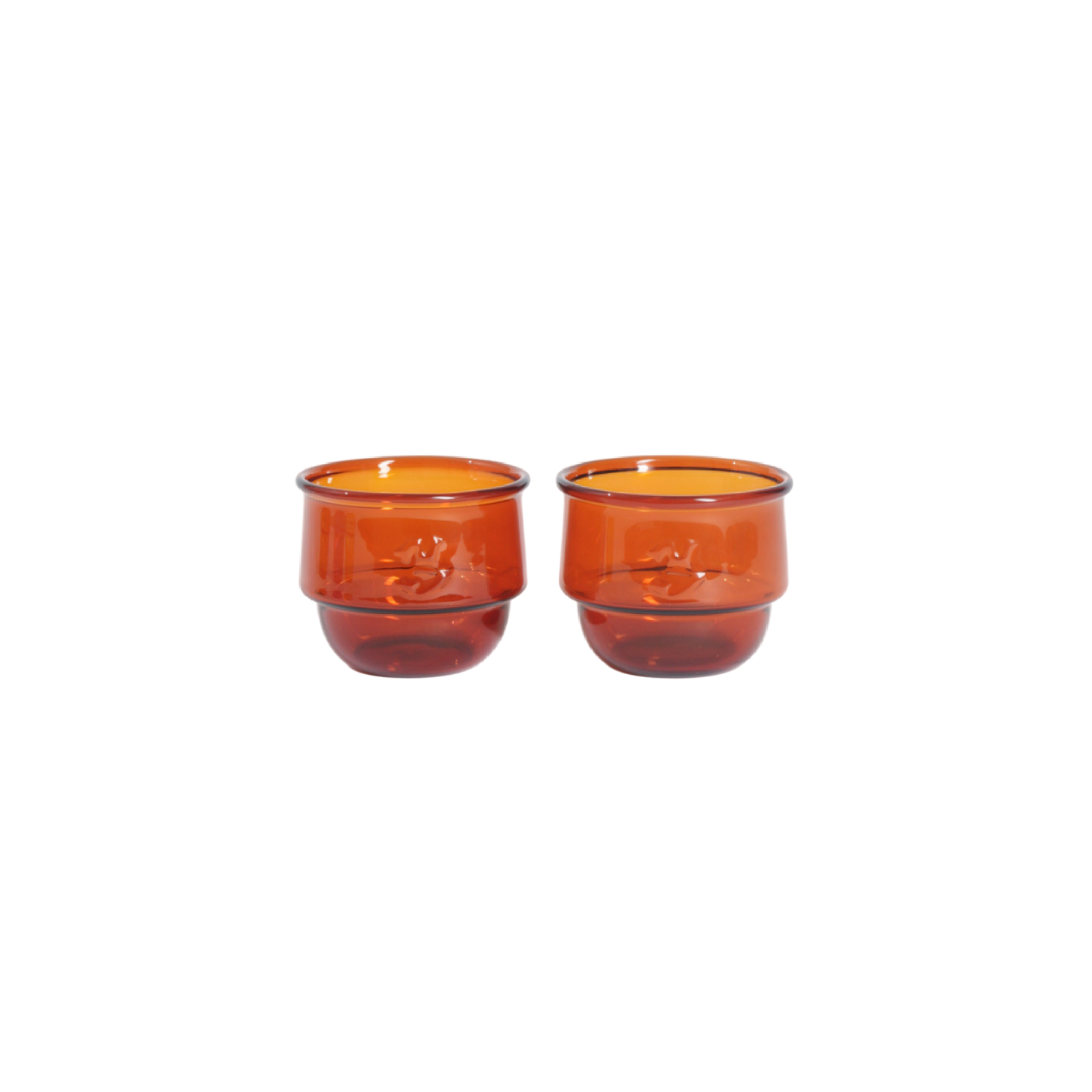 Kantine Drinking Glass Set - Amber